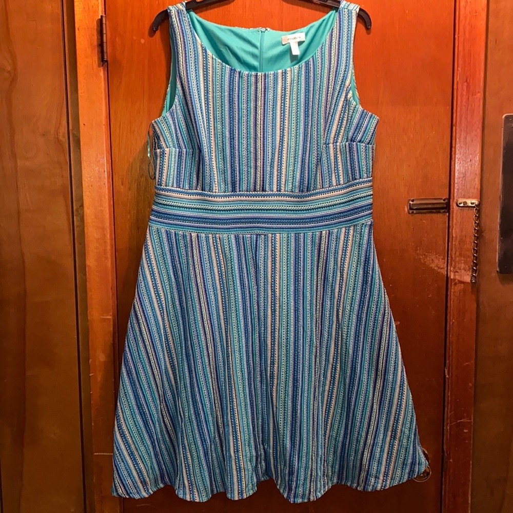 Beautiful Crochet Fit and Flare Sleeveless Dress